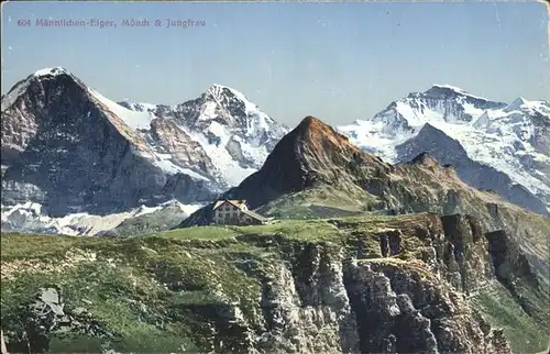 Maennlichen Eiger Moench Jungfrau Kat. Maennlichen