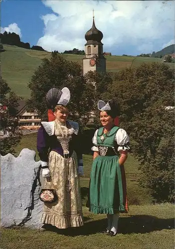 Schwende IR Appenzeller Trachten Kirche Kat. Schwende