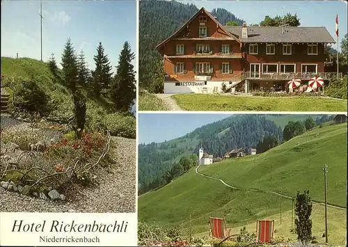 Niederrickenbach Hotel Rickenbachli Kat. Niederrickenbach