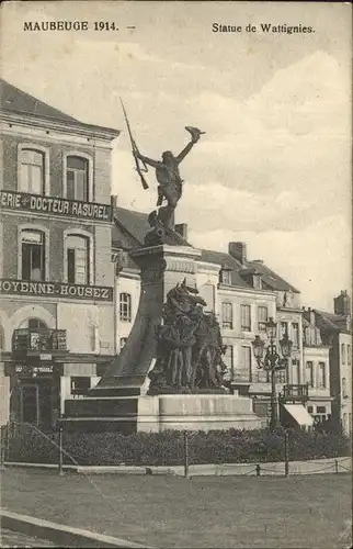 Maubeuge Nord Statue de Wattignies Kat. Maubeuge