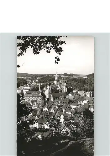 Sigmaringen Teilansicht mit Schloss Kat. Sigmaringen