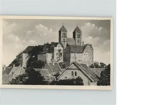 Quedlinburg Schloss und Dom die 1000 jaehrige Stadt Kat. Quedlinburg