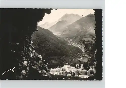 Cauterets vue depuis les Bains Romains Kat. Cauterets