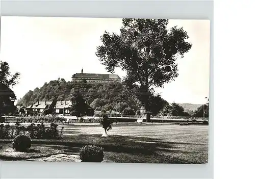 Herzberg Harz Blick zum Schloss Parkanlagen Kat. Herzberg am Harz