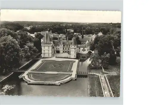 Maintenon Chateau vue aerienne Kat. Maintenon