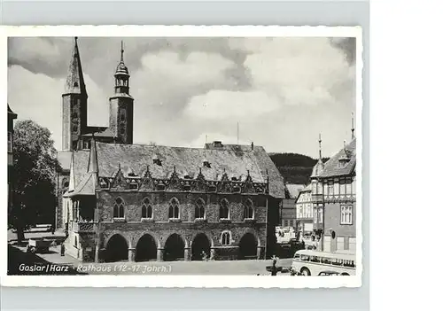 Goslar Rathaus Kat. Goslar