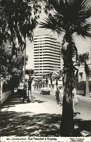 Casablanca Rue Franchet d'Esperey Boulevard de Londres / Casablanca /