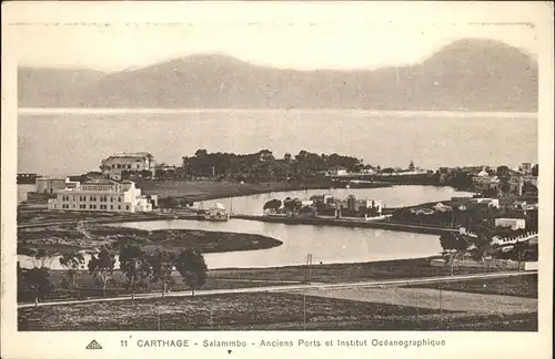 Carthage Karthago Salammbo Anciens Ports et Institut Ocenographique Hafen