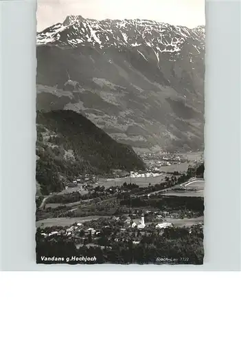 Vandans Vorarlberg Panorama mit Hochjoch Kat. Vandans