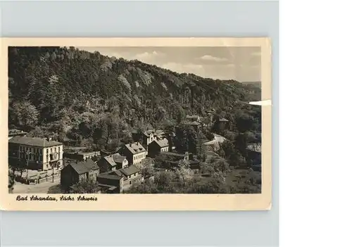 Bad Schandau Saechs. Schweiz Teilansicht Kat. Bad Schandau