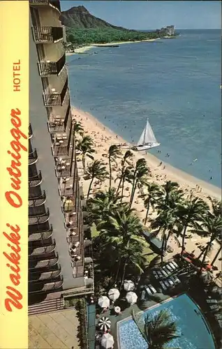 Honolulu Waikiki Beach Outrigger Hotel Kat. Honolulu