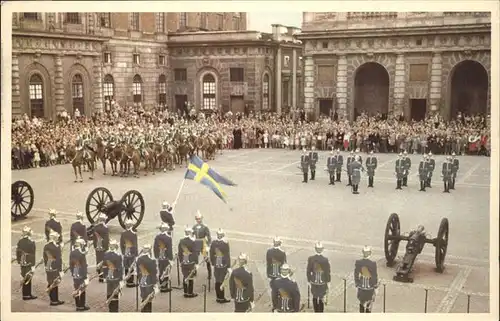 Stockholm Kungl Slottet Vaktavlaesningen Kat. Stockholm