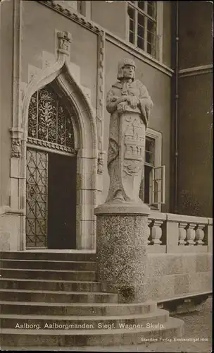 Aalborg Aalborgmanden S Wagner Skulptur Kat. Aalborg