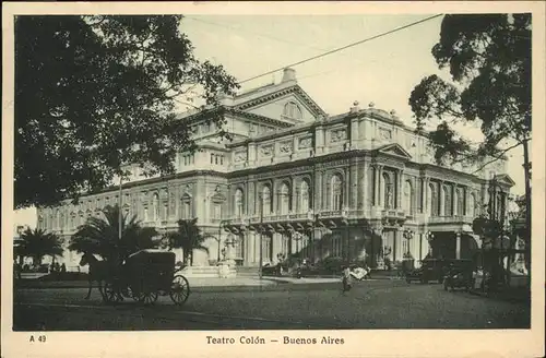 Buenos Aires Teatro Colon Kat. Buenos Aires