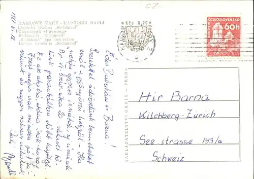 Karlovy Vary Heilanstalt Richmond / Karlovy Vary /