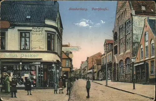 Sonderborg Perlstrasse Feldpost Kat. Sonderborg
