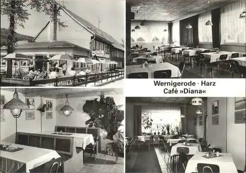 pw09104 Wernigerode Harz Cafe Diana Kategorie. Wernigerode Alte Ansichtskarten