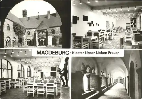 Magdeburg Kloster Unser Lieben Frauen Tonsur Cafe Kreuzgang Kat. Magdeburg