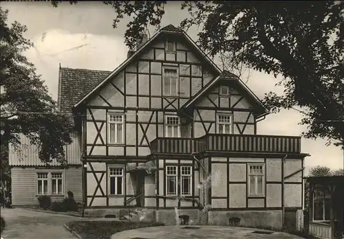 pw09583 Wernigerode Harz Blindenheim Kurheim Kategorie. Wernigerode Alte Ansichtskarten