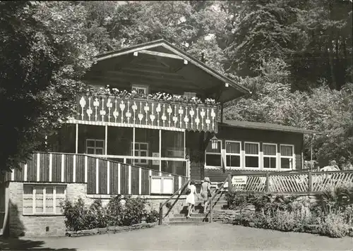 pw10003 Wernigerode Harz HO Gaststaette Christianental Kategorie. Wernigerode Alte Ansichtskarten