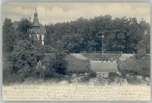 Magdeburg Magdeburg Koenigin Luise Garten x / Magdeburg /Magdeburg Stadtkreis