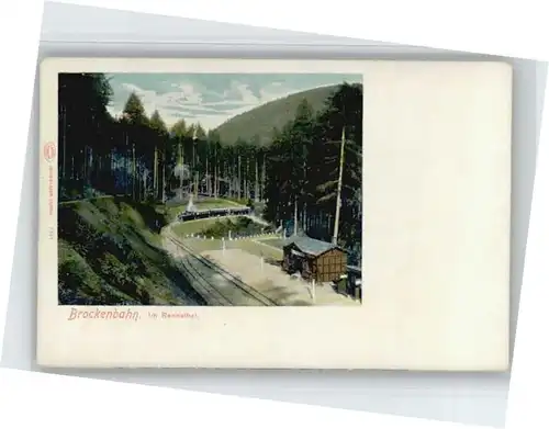 we46455 Wernigerode Harz Brockenbahn Rennethal * Kategorie. Wernigerode Alte Ansichtskarten