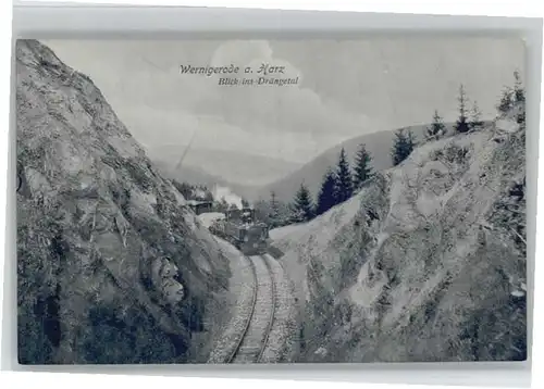 we46474 Wernigerode Harz Draengetal * Kategorie. Wernigerode Alte Ansichtskarten