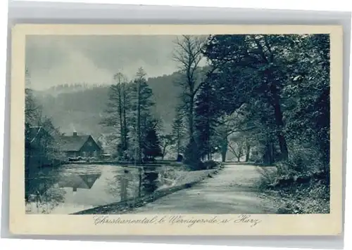 we46523 Wernigerode Harz Christianental * Kategorie. Wernigerode Alte Ansichtskarten