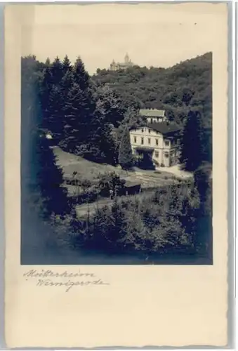 we46579 Wernigerode Harz [Handschriftlich] x Kategorie. Wernigerode Alte Ansichtskarten