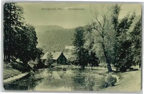 we46618 Wernigerode Harz Christianental x Kategorie. Wernigerode Alte Ansichtskarten