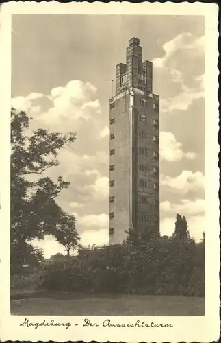 Magdeburg Aussichtsturm / Magdeburg /Magdeburg Stadtkreis