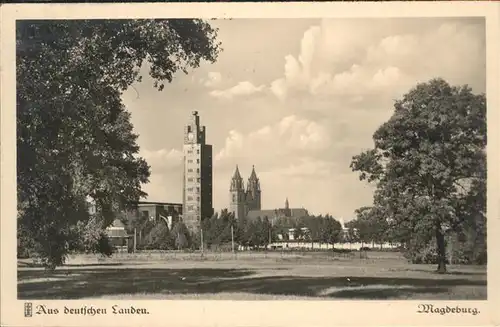 Magdeburg Ausstellungsturm Dom / Magdeburg /Magdeburg Stadtkreis