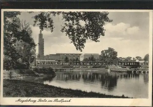 Magdeburg Stadtpark Elbe / Magdeburg /Magdeburg Stadtkreis