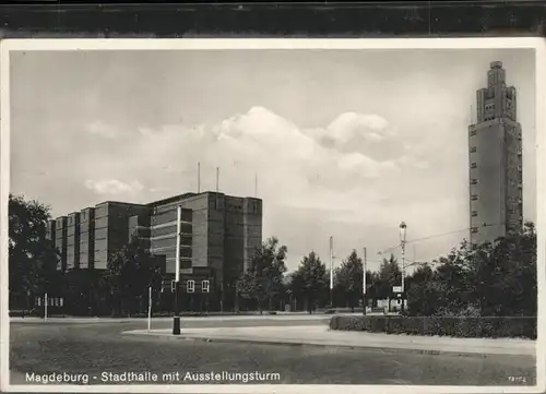 Magdeburg Stadthalle Ausstellungsturm / Magdeburg /Magdeburg Stadtkreis