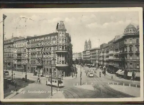 Magdeburg Haselbachplatz Strassenbahn / Magdeburg /Magdeburg Stadtkreis