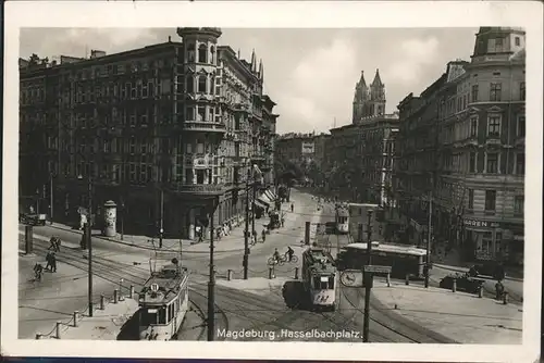 Magdeburg Hasselbachplatz Strassenbahn / Magdeburg /Magdeburg Stadtkreis