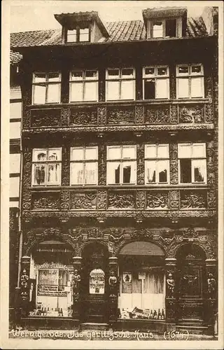 Wernigerode Harz Das Gerlitzsche haus / Wernigerode /Harz LKR