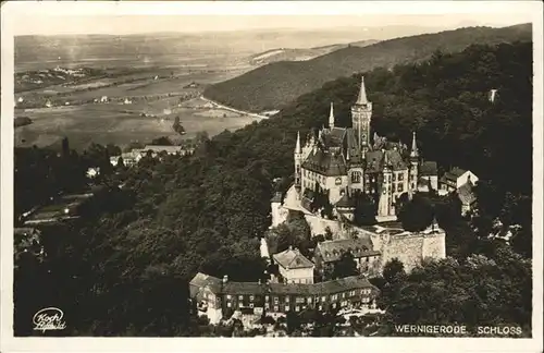 Wernigerode Harz Fliegeraufnahme / Wernigerode /Harz LKR