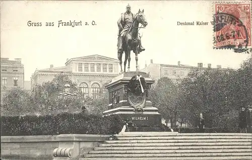 Frankfurt Oder Kaiser Wilhelm Denkmal Kat. Frankfurt Oder