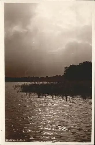 Scharmuetzelsee Morgendaemmerung am Glubigsee Kat. Bad Saarow