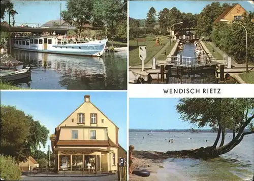 Wendisch Rietz Scharmuetzelsee Schleuse Strand Haus Kat. Wendisch Rietz