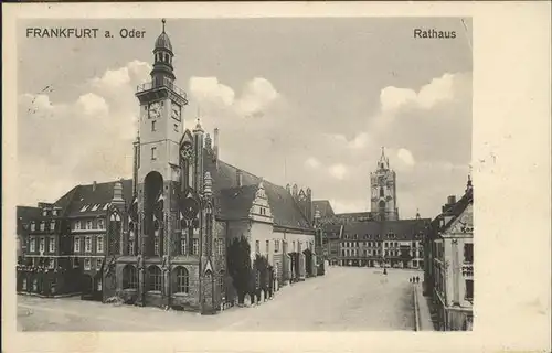 Frankfurt Oder Rathaus Kat. Frankfurt Oder
