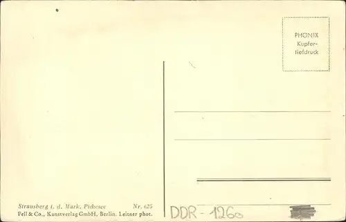 Strausberg Brandenburg Pichesee Kat. Strausberg