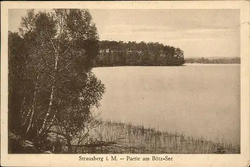 Strausberg Brandenburg Am Boetzsee Kat. Strausberg