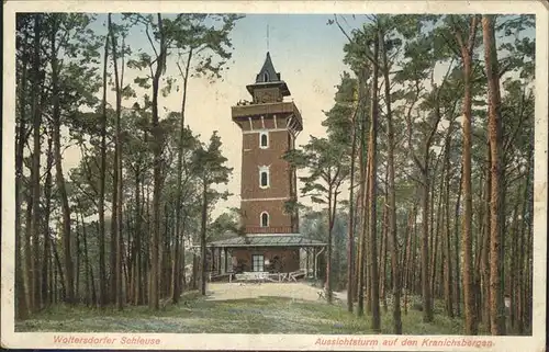 Woltersdorf Erkner Aussichtsturm Kranichsberge Kat. Woltersdorf Erkner