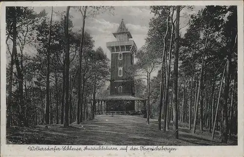 Woltersdorf Erkner Aussichtsturm Kranichsberge Kat. Woltersdorf Erkner