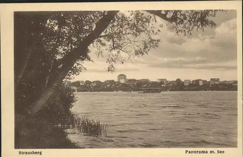 Strausberg Brandenburg Panorama See Kat. Strausberg