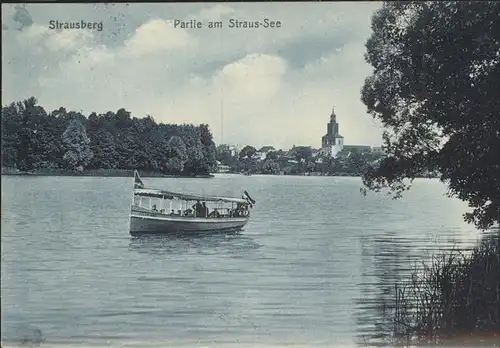 Strausberg Brandenburg Straus See Boot Kat. Strausberg