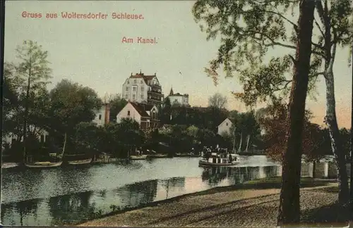 Woltersdorf Erkner Am Kanal Kat. Woltersdorf Erkner