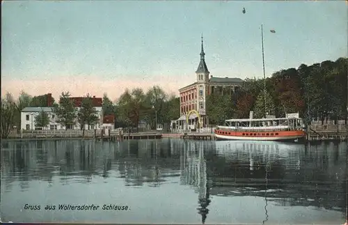 Woltersdorf Erkner Schleuse Kat. Woltersdorf Erkner